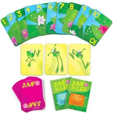 Melon Rind Jump 1, Math Game for Kids Learning Adding and Subtracting by 1, Lively, Card Game, Quick Activity for Boosting Math Confidence, Easy Screenless Fun, Perfect for Kindergarteners, Ages 5+