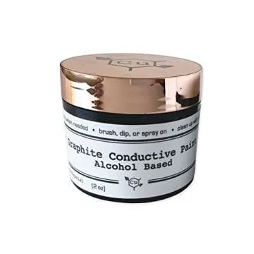 Electroforming Conductive Paint - Fast Drying Graphite for Jewelry