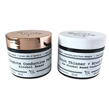 Electroforming Conductive Paint - Fast Drying Graphite for Jewelry