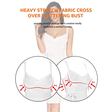 Meilun Women's Bodycon Dress with Belt Detail for Parties