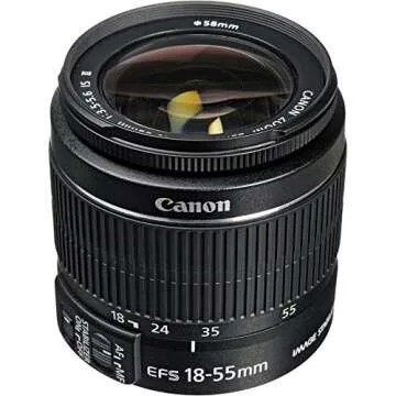Canon EF-S 18-55mm f/3.5-5.6 IS II Lens - Versatile and Compact