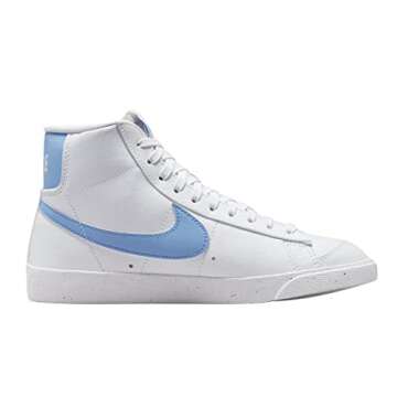 NIKE Women's Sneaker, Blue White, 7