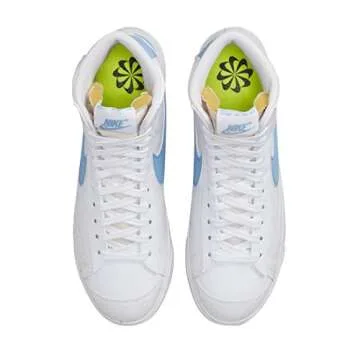 NIKE Women's Sneaker, Blue White, 7