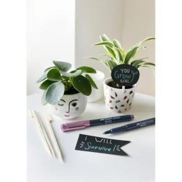 Shimmering Faber-Castell Metallic Paint Pens - 6 Colors