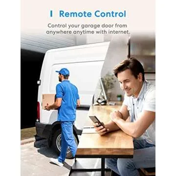 Smart Garage Door Opener Remote – App Control, Works with Alexa