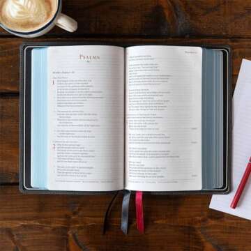 CSB Personal Size Bible in Marbled Slate Premium Calfskin