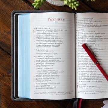 CSB Personal Size Bible in Marbled Slate Premium Calfskin