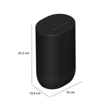 Sonos Move 2 - Black - Wireless Portable Bluetooth Speaker