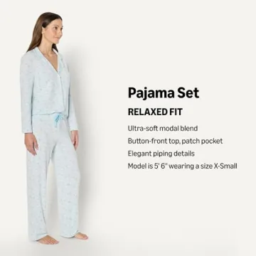 Amazon Essentials x Sofia Grainge Women's Stretch Modal Pajama Set - Comfort Meets Style