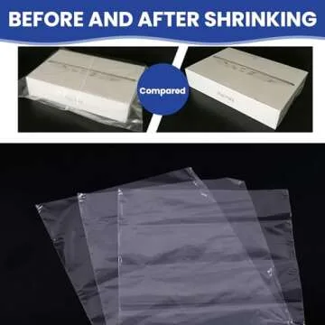 YOTINO Heat Shrink Wrap Bags 100 Pack for Gifts and Projects