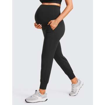 CRZ YOGA Maternity Joggers - Soft, Stylish Activewear