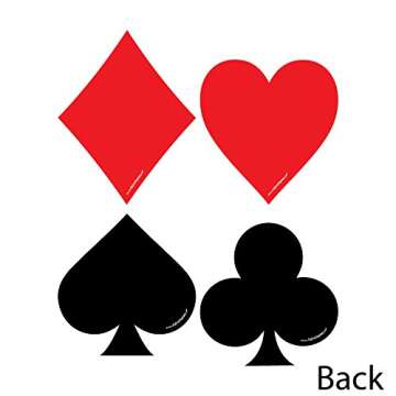 Las Vegas Card Suits Decorations for Casino Parties Essentials