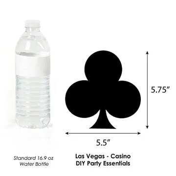 Las Vegas Card Suits Decorations for Casino Parties Essentials