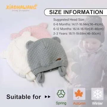 Cute Bear Toddler Beanie | XIAOHAWANG Winter Hat