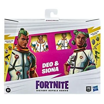 FORTNITE Victory Royale Deo and Siona Action Figures Pack
