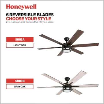 Honeywell Kaliza 56 Inch Ceiling Fan with Remote Control