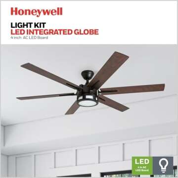 Honeywell Kaliza 56 Inch Ceiling Fan with Remote Control