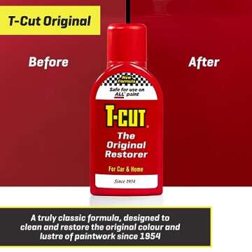 T-Cut Original Car Paintwork Restorer & Scratch Remover, 10.5 Fl Oz