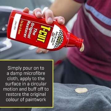 T-Cut Original Car Paintwork Restorer & Scratch Remover, 10.5 Fl Oz