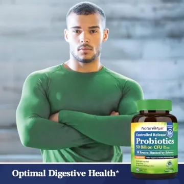 NatureMyst Probiotics 50 Billion CFUs, 18 Strains, Veggie Capsules