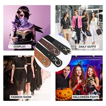 JASGOOD Women's Vintage Wide Elastic Stretch Waist Belt