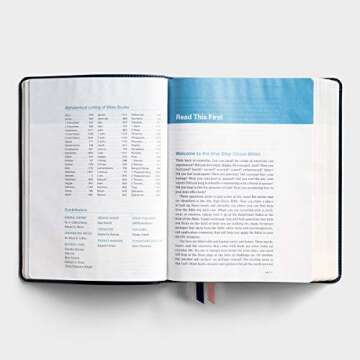 One Step Closer Bible NLT - Navy