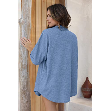 Ekouaer Waffle Knit Pajama Set for Women Comfortable Loungewear