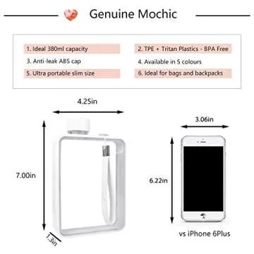 MOCHIC Portable Travel Cup for Hiking - 380ML Water Bottle