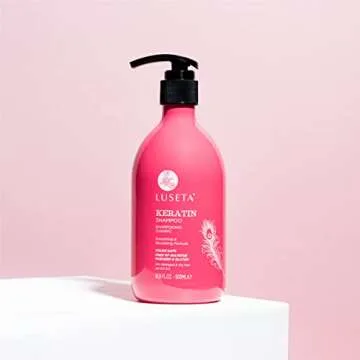 Luseta Keratin Shampoo for Dry Damaged Hair, Smoothing & Nourishing for Color Treated Hair 16.9 Oz