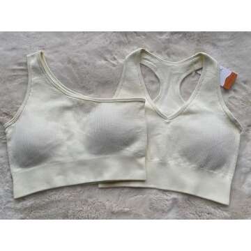 QCHENG Womens 4 Piece Outfits Ribbed Seamless Spaghetti Strap Sports Bra One Shoulder Tops High Waist Shorts Leggings Set