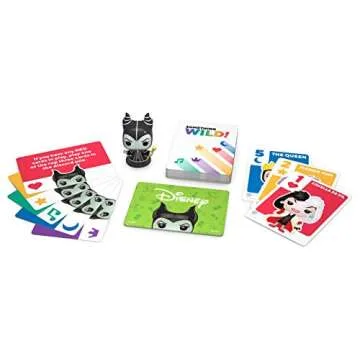 Funko Something Wild! Disney Villains with Maleficent Pocket Pop! Card Game for 2-4 Players Ages 6 and Up