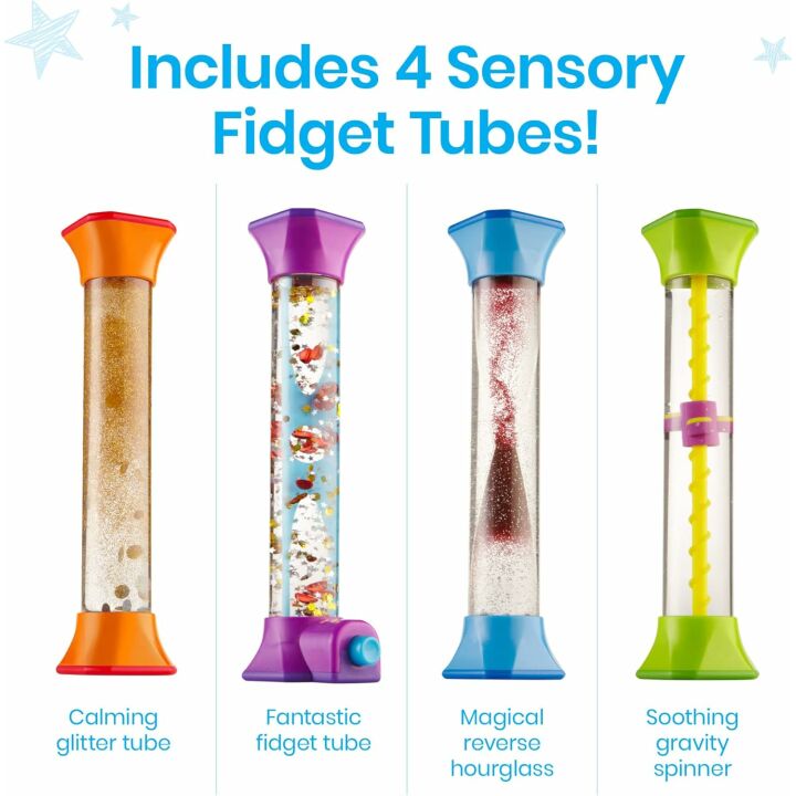 hand2mind Sensory Fidget Tubes for Calming Fun