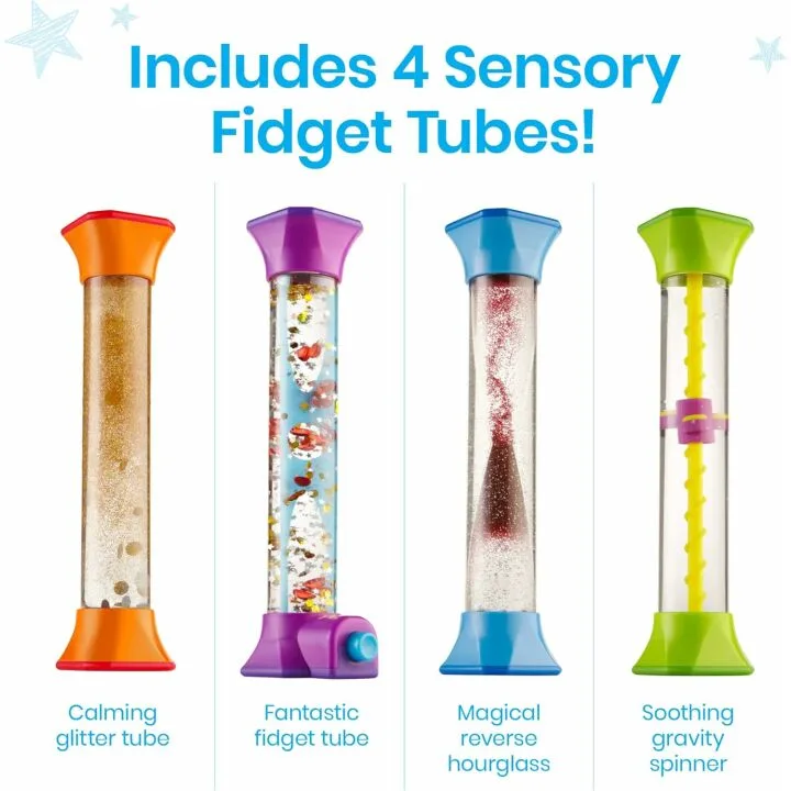 hand2mind Sensory Fidget Tubes for Calming Fun