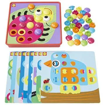 Alex Discover Button Art Activity Set for Kids