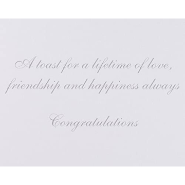 Papyrus Wedding Card - Toast for a Lifetime