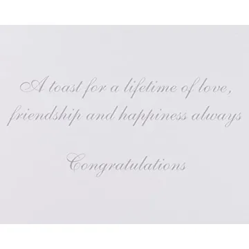 Papyrus Wedding Card - Toast for a Lifetime