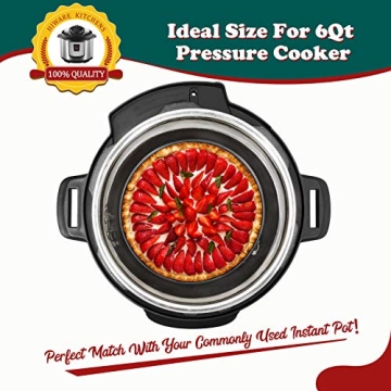 HIWARE 6 Inch Non-stick Springform Pan Leakproof Oven-Safe