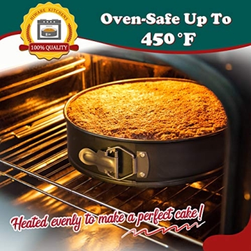HIWARE 6 Inch Non-stick Springform Pan Leakproof Oven-Safe