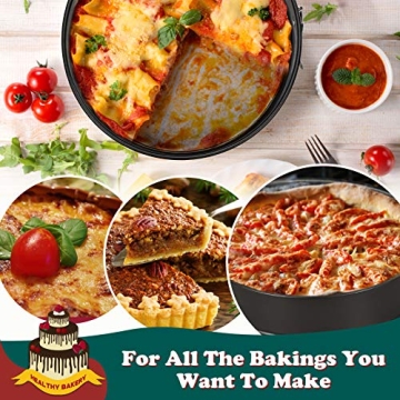 HIWARE 6 Inch Non-stick Springform Pan Leakproof Oven-Safe