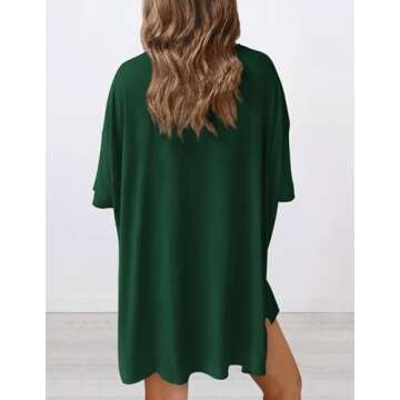 PRETTYGARDEN Women's Two Piece Lounge Set 2025 Summer Casual Oversized Shirts Biker Shorts Matching ...