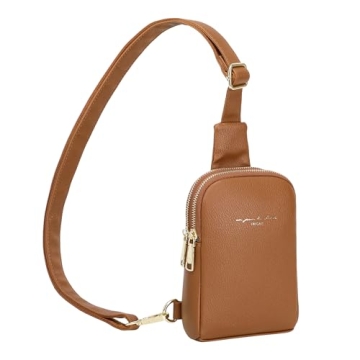 INICAT Small Sling Bag: Stylish Crossbody for Women - Brown