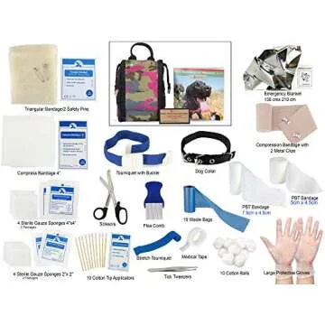 Fab Fur Gear First Aid Kit for Dogs & Cats - Essentials