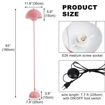 COSYLUX Modern Sleek Floor Lamp for Any Room