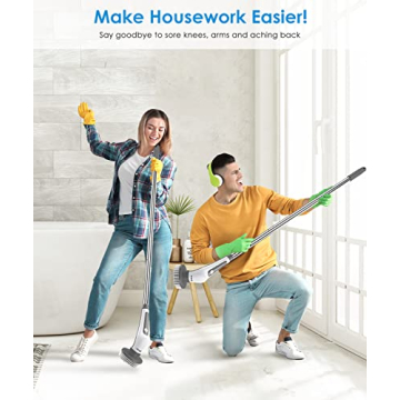 Electric Spin Scrubber Cordless with 9 Brush Heads