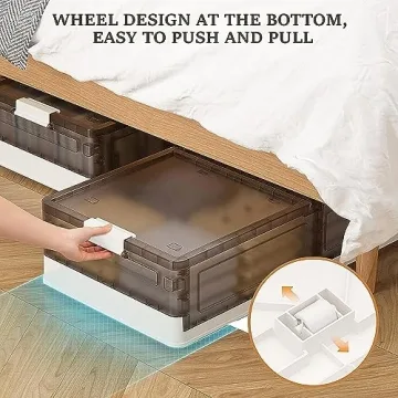 Versatile Under Bed Storage Containers with Wheels