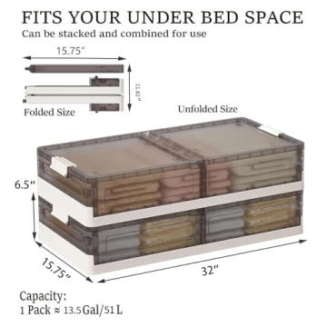 Versatile Under Bed Storage Containers with Wheels