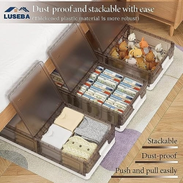 Versatile Under Bed Storage Containers with Wheels