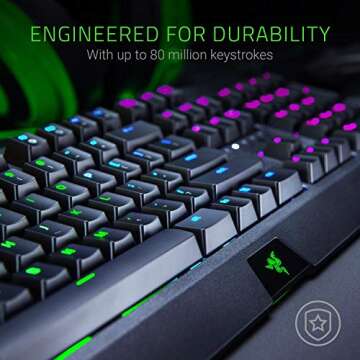 Razer BlackWidow Keyboard: Mechanical, Chroma RGB, Programmable