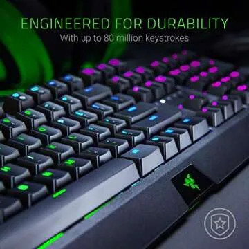 Razer BlackWidow Keyboard: Mechanical, Chroma RGB, Programmable