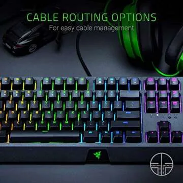 Razer BlackWidow Keyboard: Mechanical, Chroma RGB, Programmable